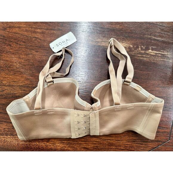 Soma Black Strapless or Regular Bra Size 32B New - Picture 3 of 4